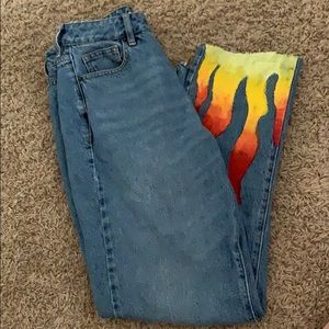 CUSTOM pacsun mom jeans